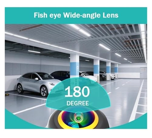 Intelligent Dynamic Trajectory Car Rear View Camera - Night Vision Wire 4K AHD 1080P