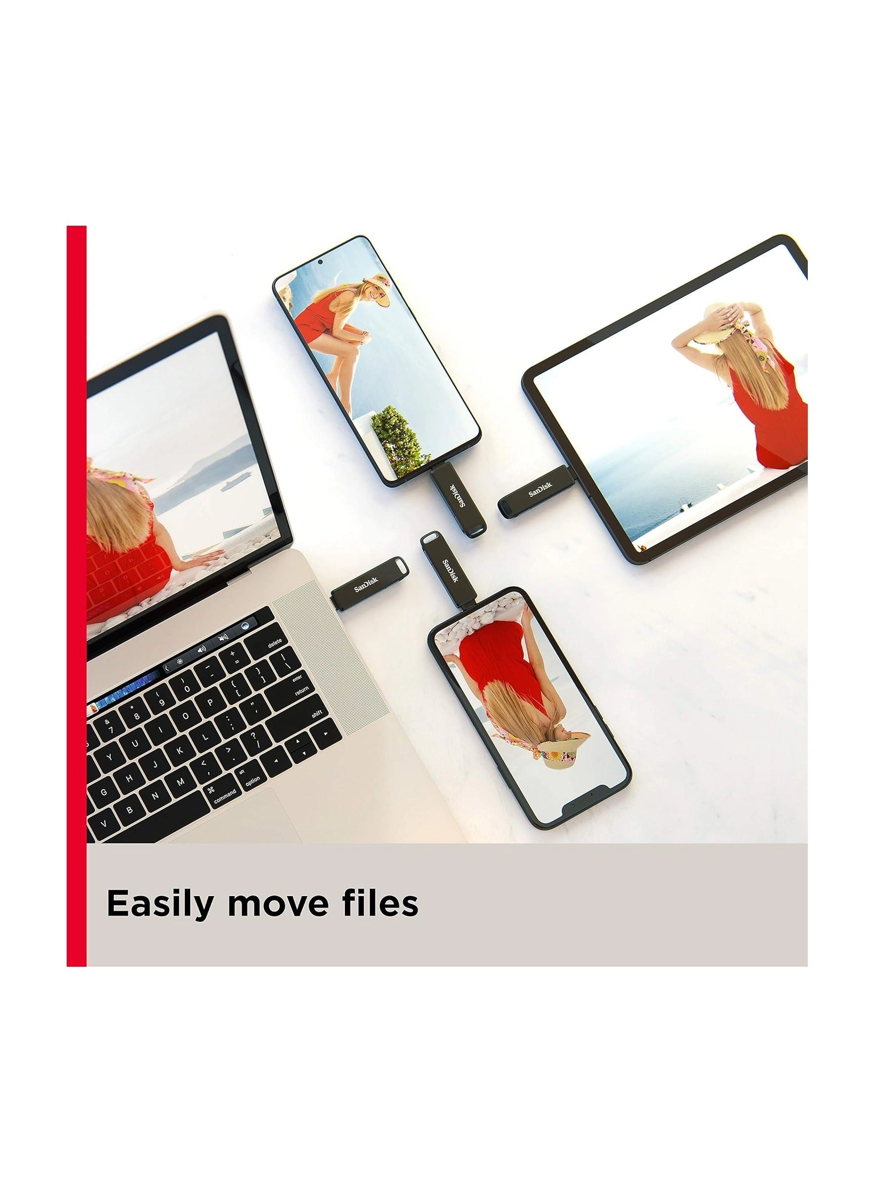 iXpand Flash Drive Luxe - USB 3.0 512 GB USB-C + Lightning