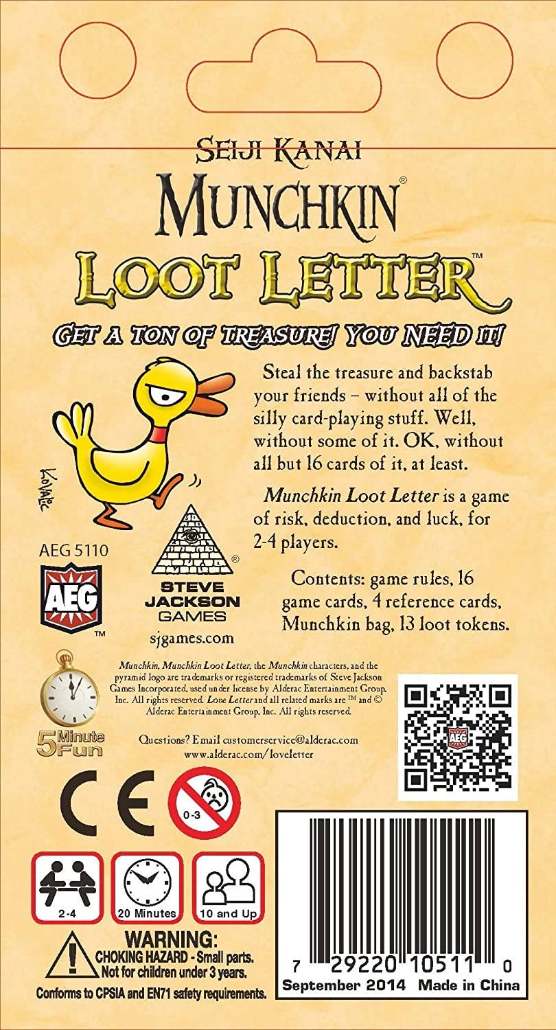 Munchkin: Loot Letter - Clamshell Edition