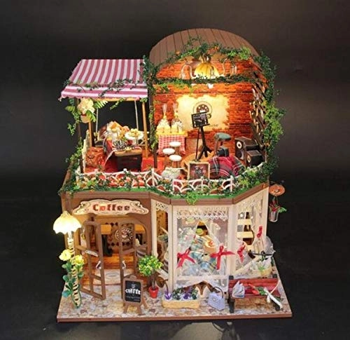 GUANGZHOU HONGDA MANUFACTURER CRAFT CO. MINIATURE COFFEE SHOP - Wood