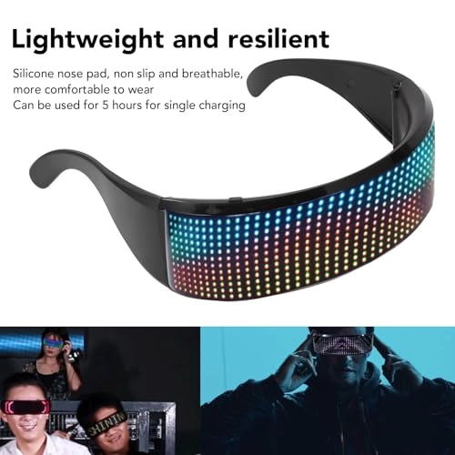 LED Glasses - APP Controlled Customizable RGB