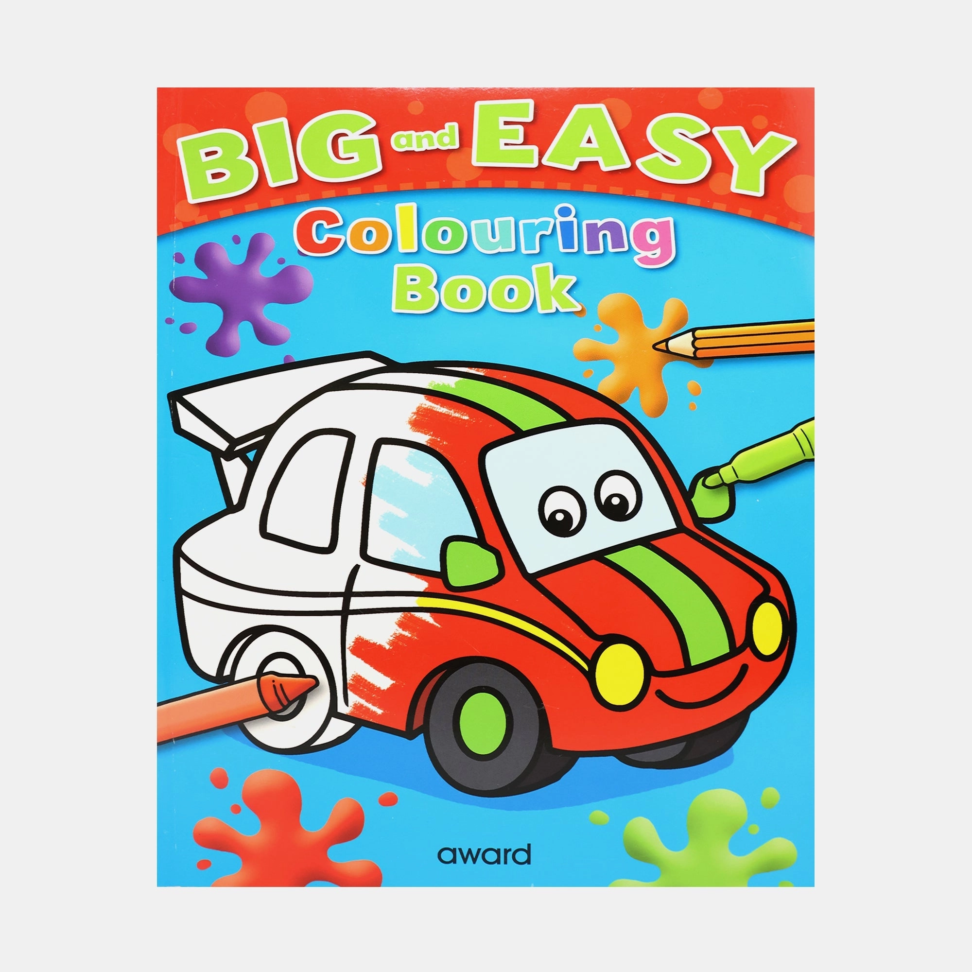 Big & Easy Colouring Book - Car