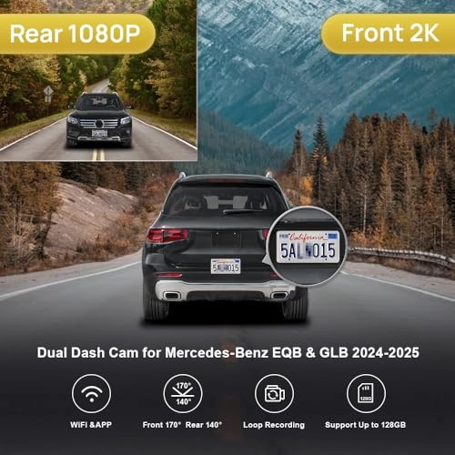 Front 2K+Rear 1080P - 1440P+1080P