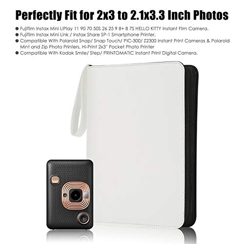 2x3" 540 Pockets Faux Leather Photo Album