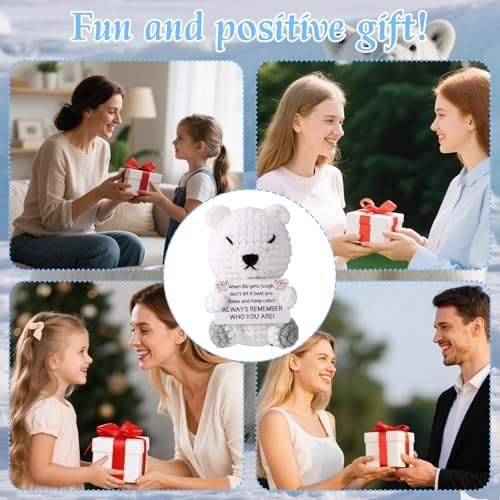 Polar Bear Positive 10 cm Crochet