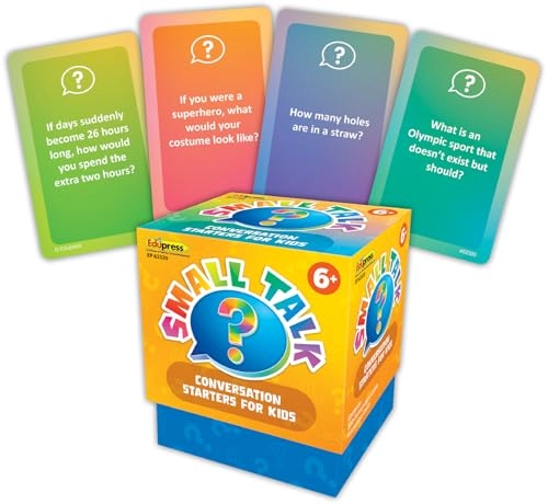 Small Talk: Conversation Starters for Kids - 6+ 200 pieces