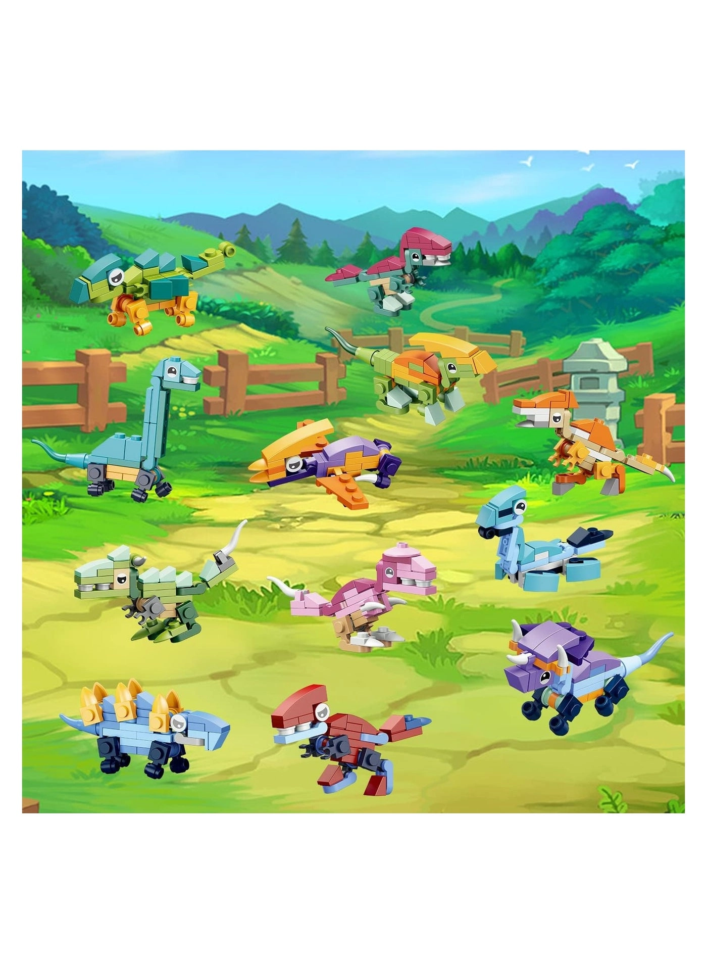 SM195B - Dinosaur 12pcs