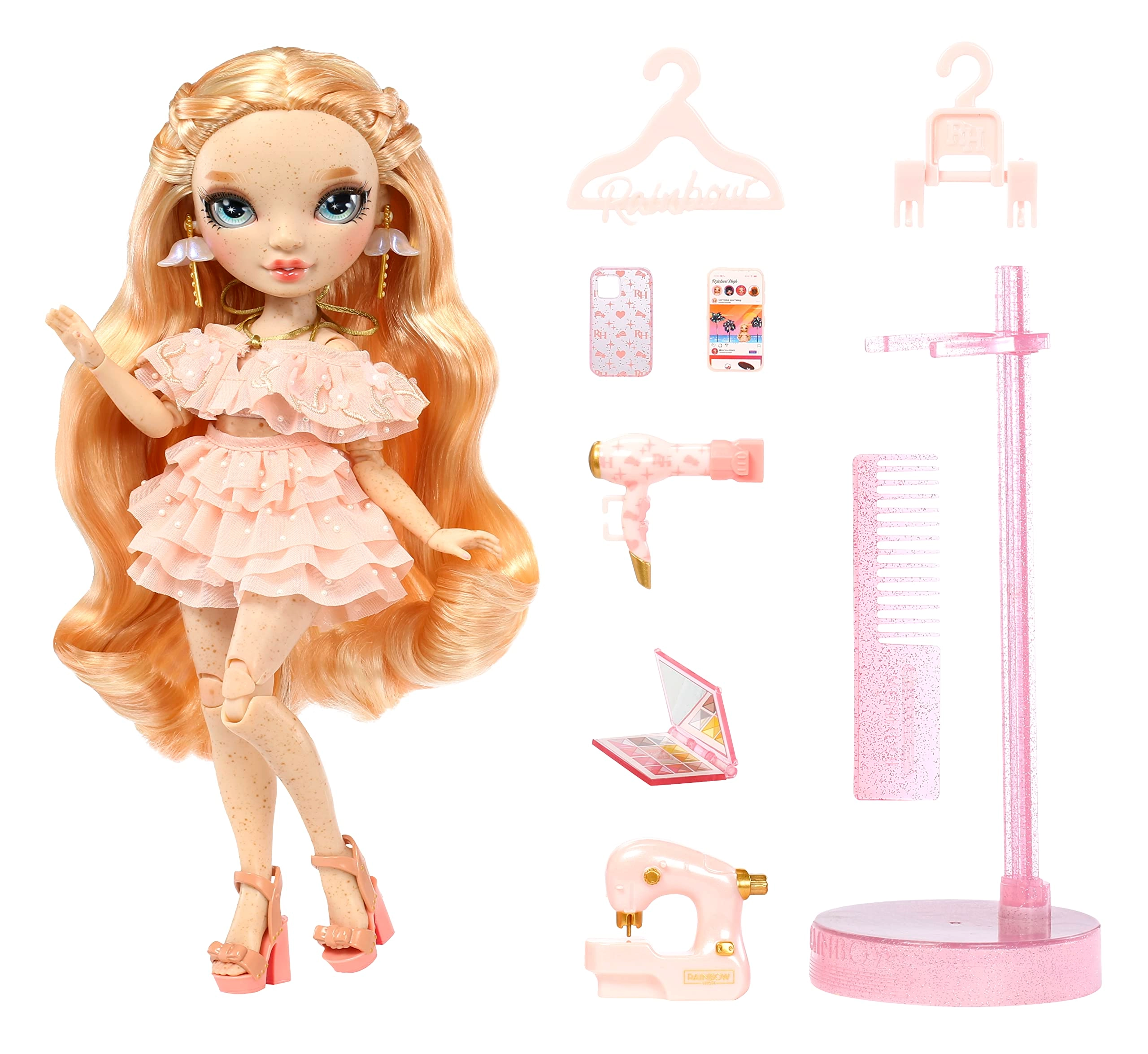 Victoria Whitman Fashion Doll - 12 inches Light Pink