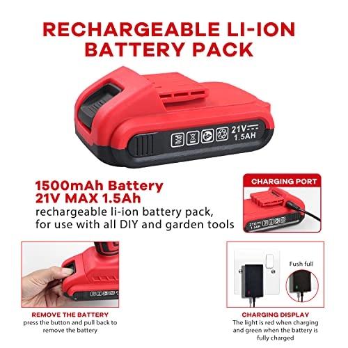 Brushless Cordless Drill - 21V 1.5Ah 319 in-lb