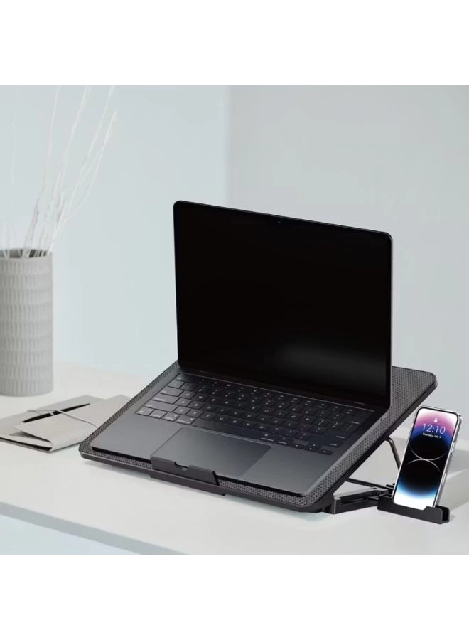 8-Fan Ergonomic Laptop Cooling Stand - Up to 16"