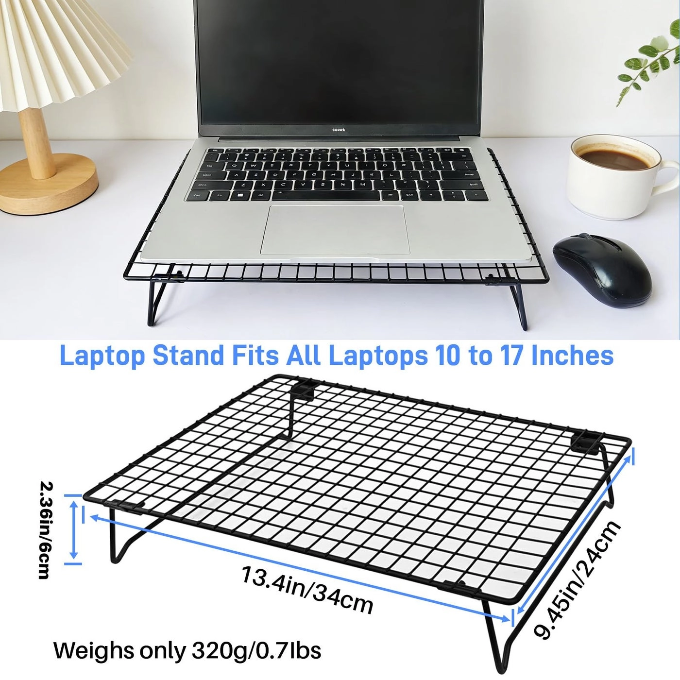 Laptop Cooling Pad Stand - 10-16 Inch