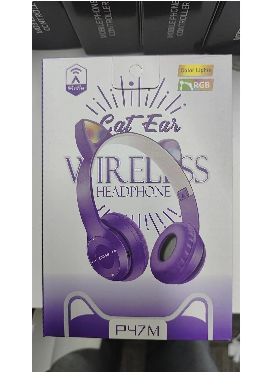 Kids LED Glow Wireless Headset