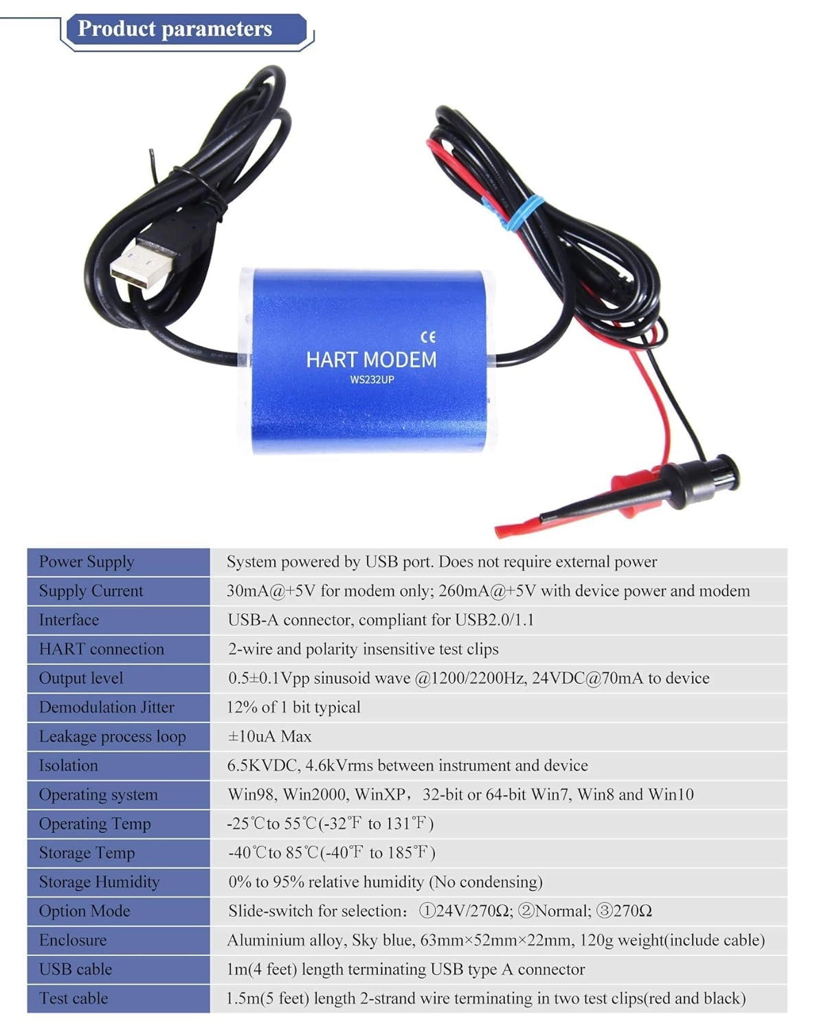 USB Hart Modem