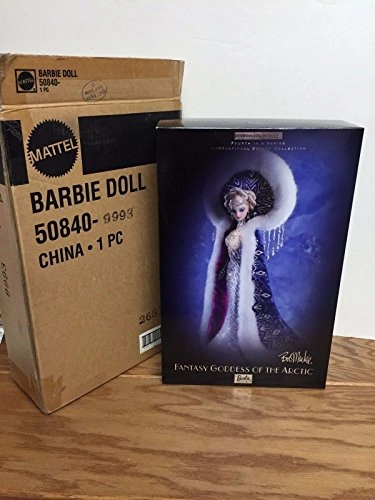 2001 Collectibles - Bob Mackie International Beauty C - Blue platinum blond hair Ages 3+