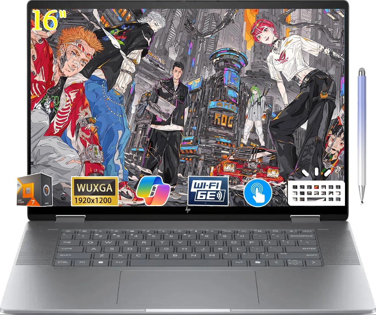 HP Envy 2-in-1 16-ENVY - 16'' i7 16GB DDR5 1TB SSD