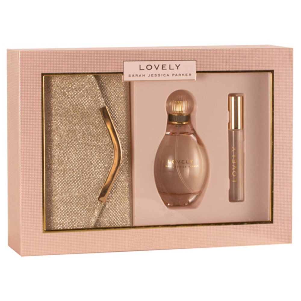 Sarah Jessica Parker Lovely + Lovely Rollerball + Purse - Eau de Parfum 3 Pieces