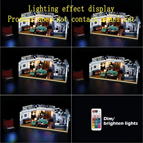 Set of Lights - Remote Control Compatible with Lego Ideas Seinfeld