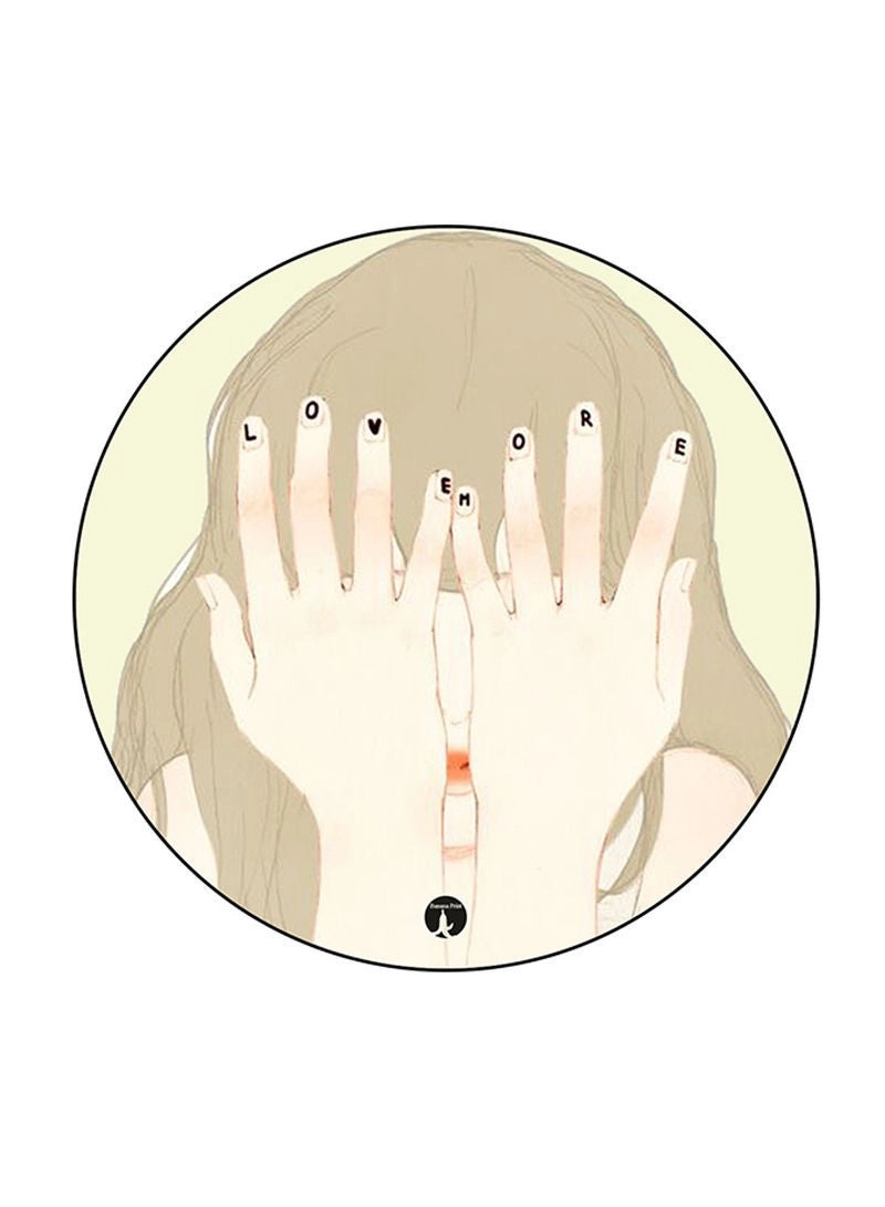 Girl Printed Mouse Pad