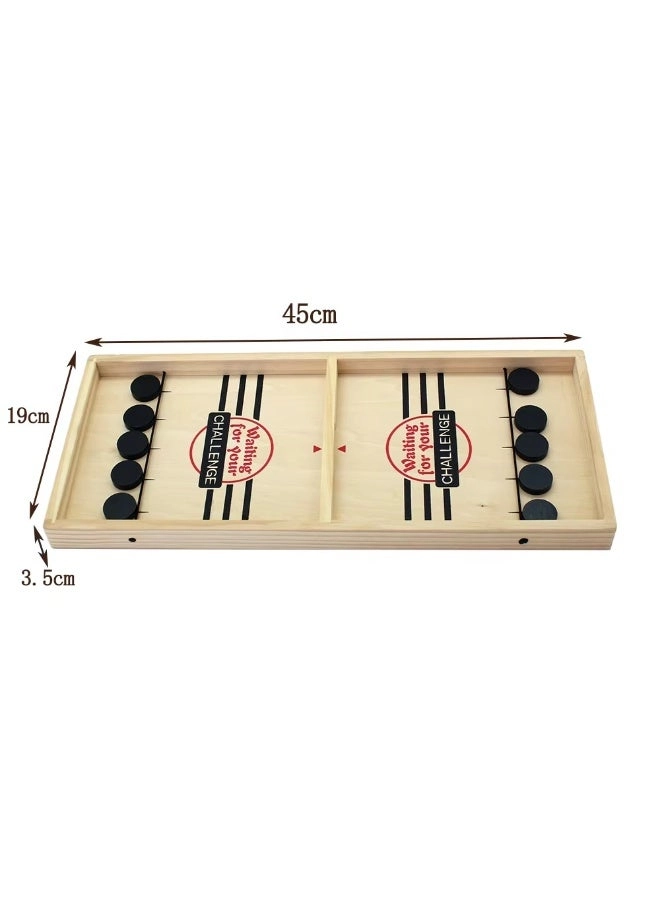 Sling Puck - Wooden + Flying Chess