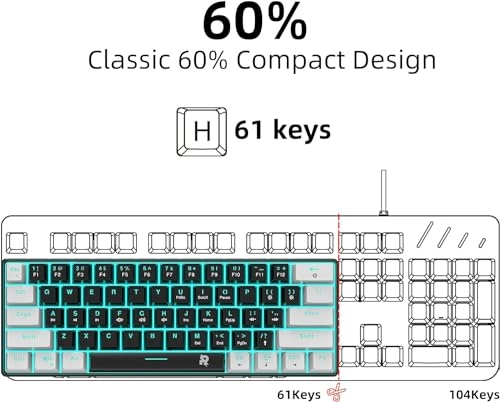 60% Wired Gaming Keyboard
