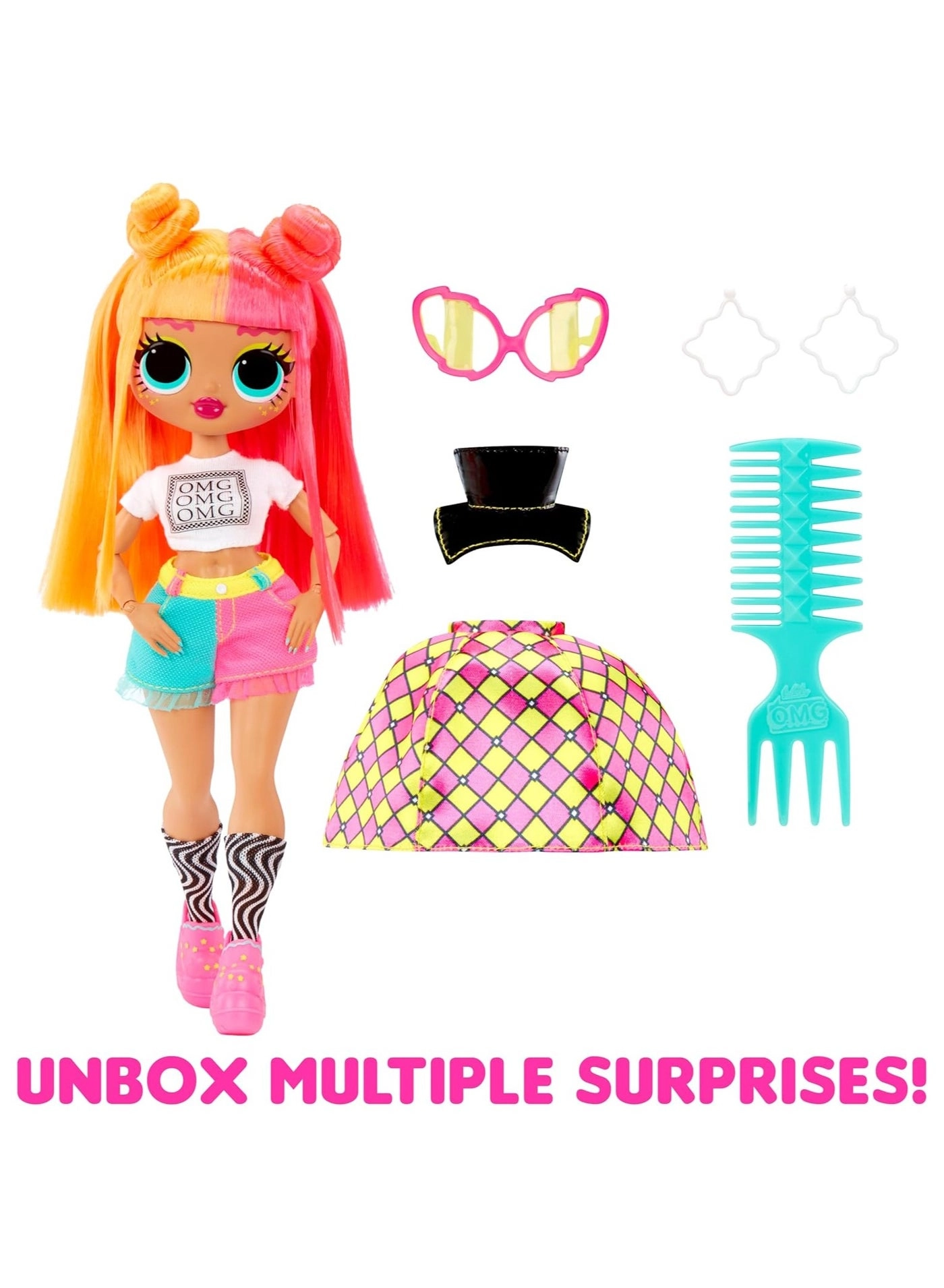 Neonlicious Fashion Doll - 11.5 inches 15 Surprises