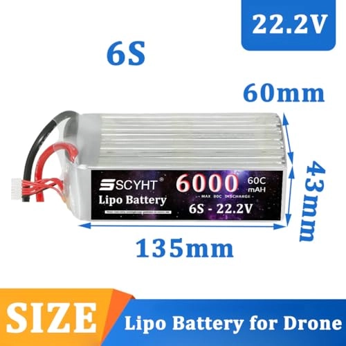 Lipo Battery - 6000mAh