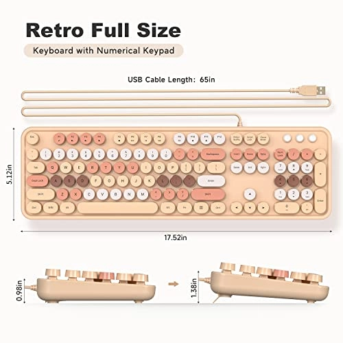Ergonomic Wireless Rechargeable Bluetooth Keyboard - Wired/Wireless