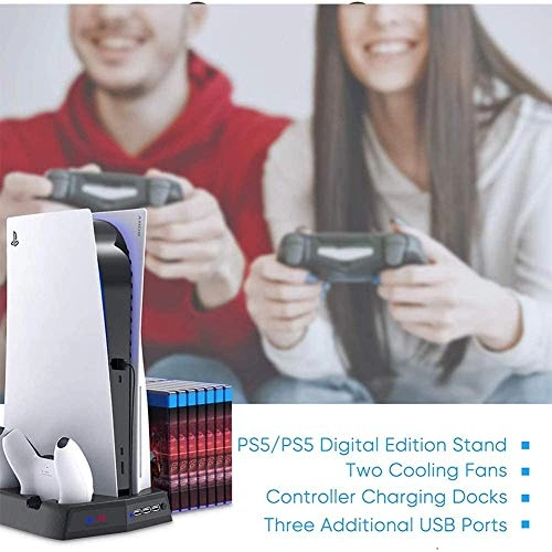 PS5 Vertical Cooling Fan Stand - USB