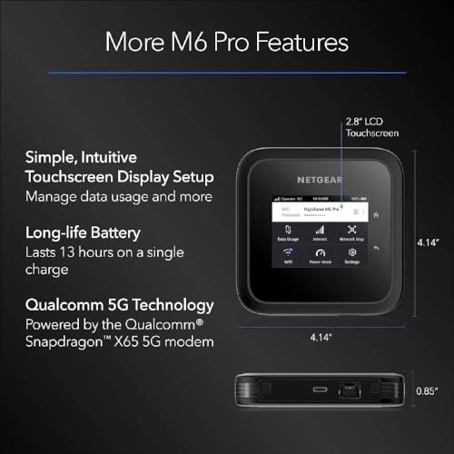 Nighthawk M6 Pro - 5G WiFi 6E Up to 8Gbps