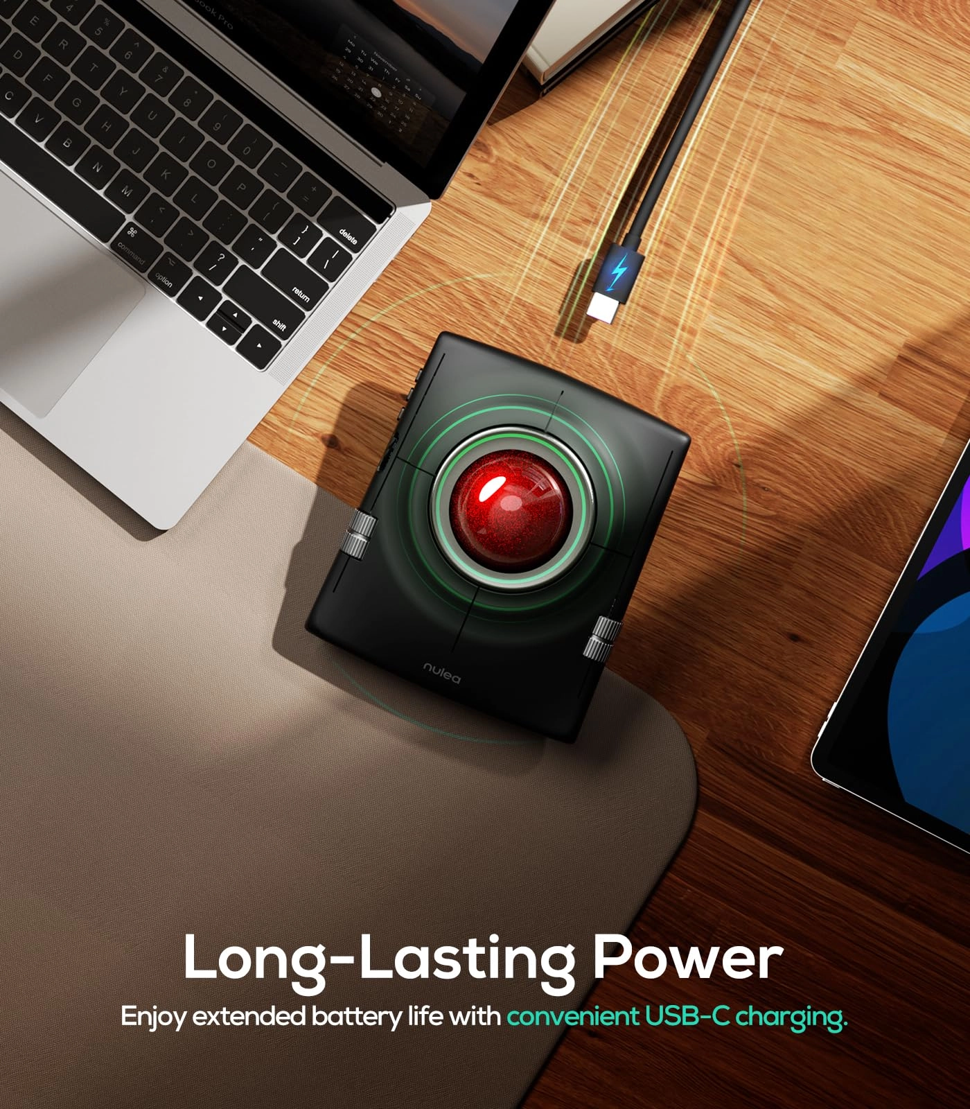M512 Trackball Mouse - Bluetooth & 2.4GHz