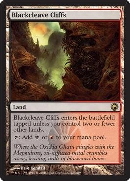 Magic: the Gathering Blackcleave Cliffs - Scars of Mirrodin
