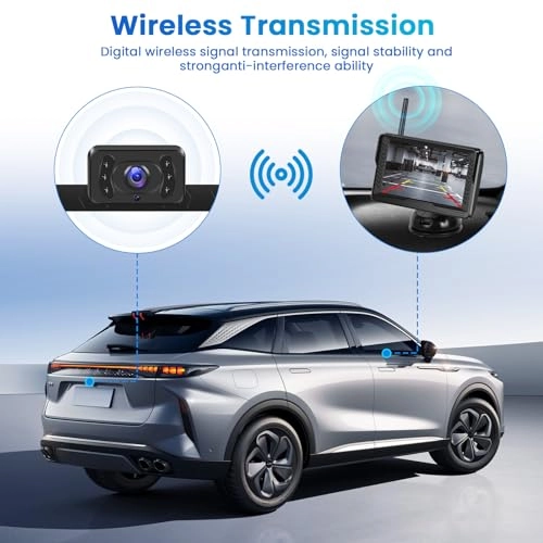 AHD Wireless Rear View Camera IPS-Monitor - Night Vision 720P