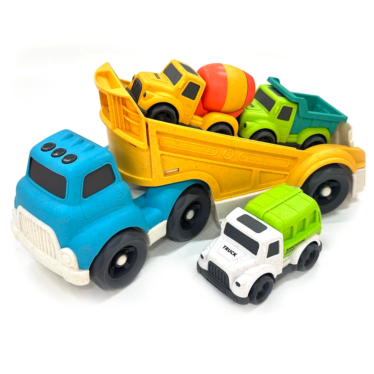 GENGFENG TOYS FACTORY Toddler Car Toys - 4pcs Truck Set