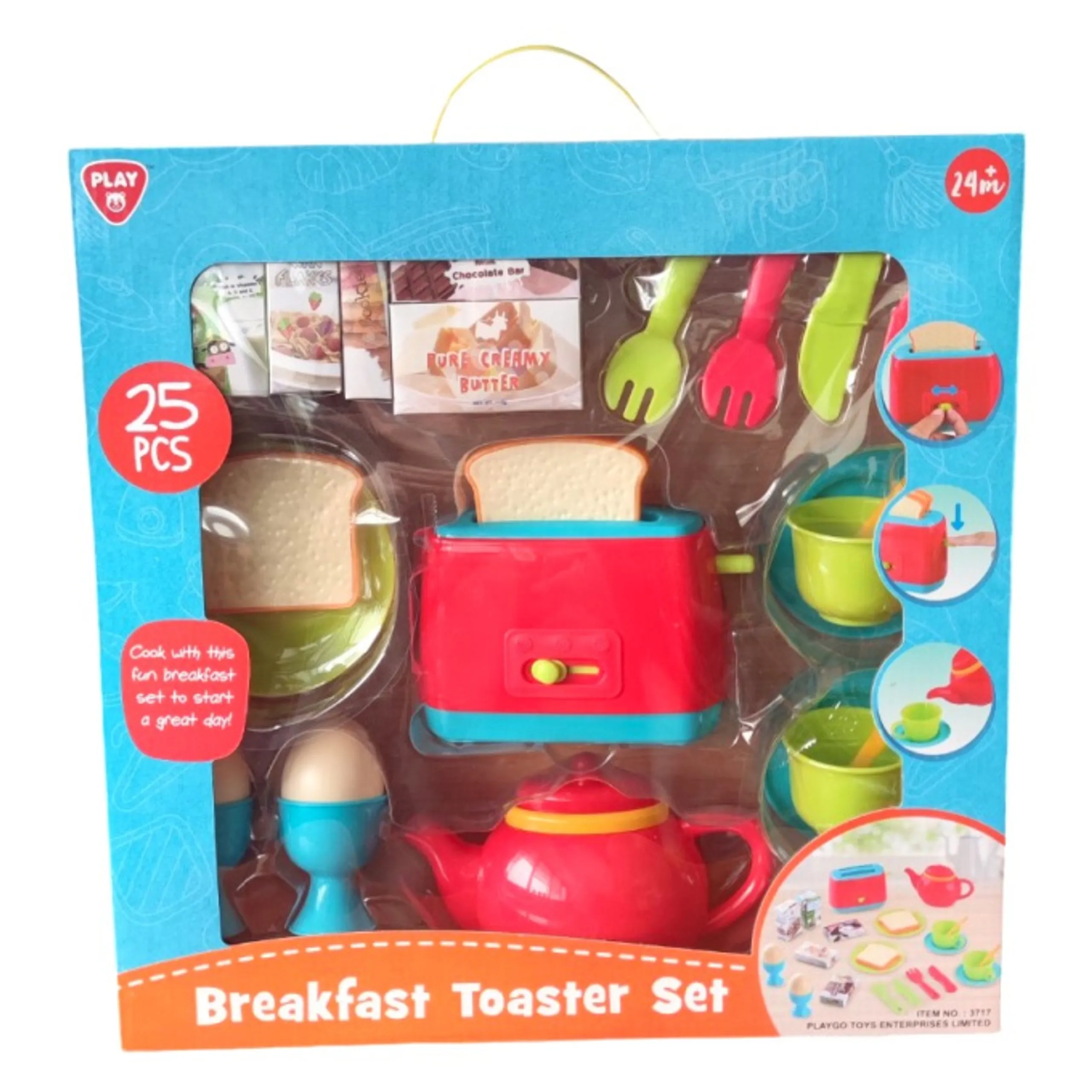 Play&Go Breakfast Toaster Set - 25 pcs (2169971-3717)