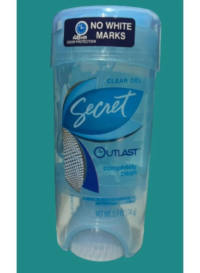 Outlast Antiperspirant and Deodorant Clear Gel - Completely Clean 200 gram