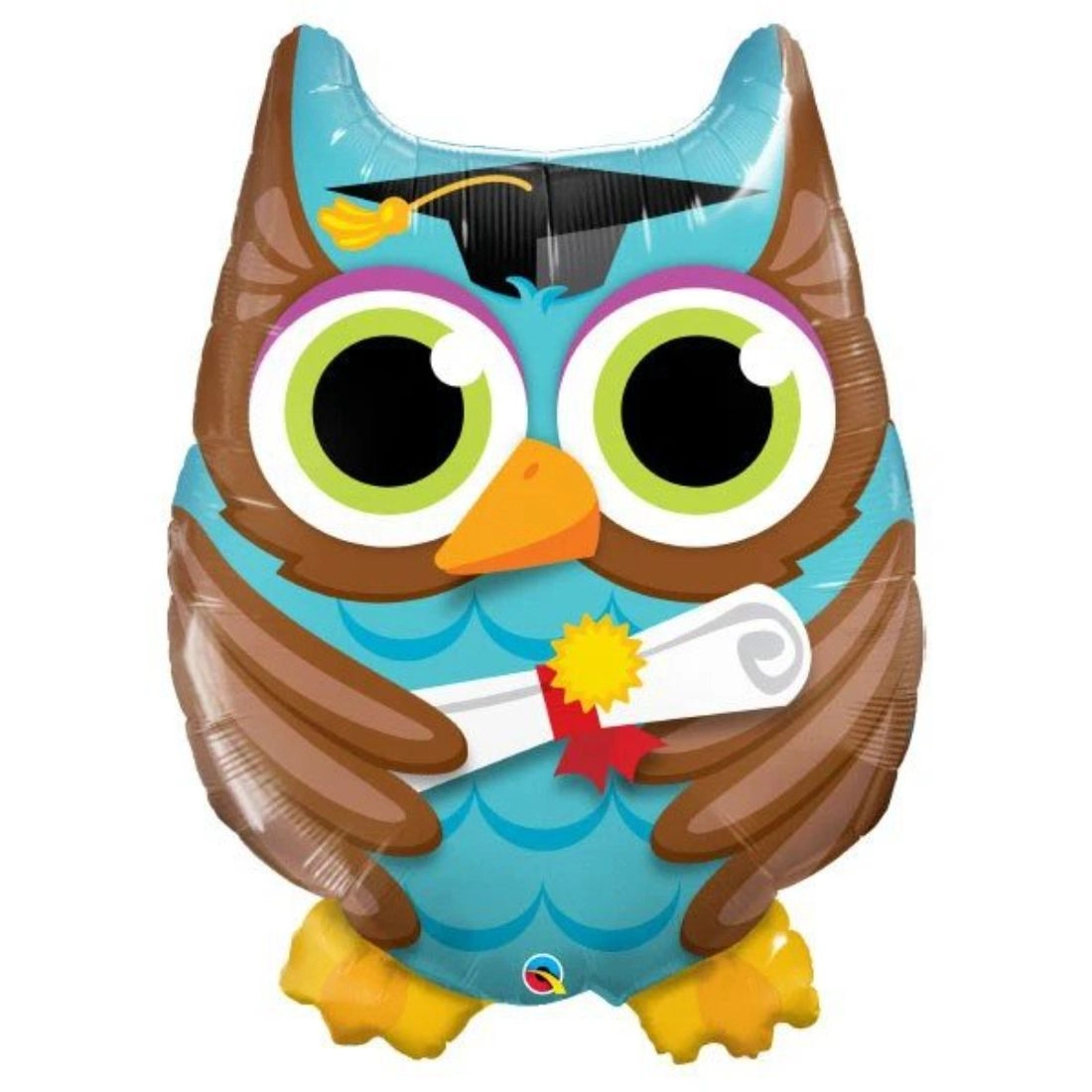 Qualatex Super Shape Graduate Owl - 34-Inch Foil