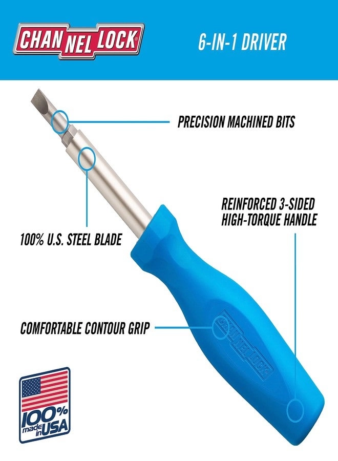 61H Multi-Bit Screwdriver (6 Pcs)