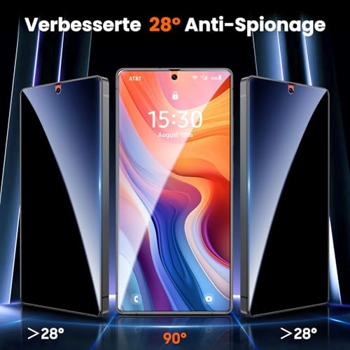 Tempered Glass Privacy Screen Protector - Samsung Galaxy S25 Ultra Full Coverage