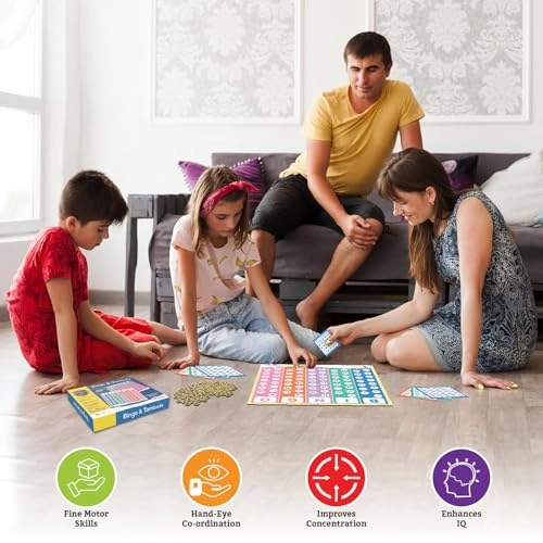 Tambola - 48 Reusable Tickets 90 Coins