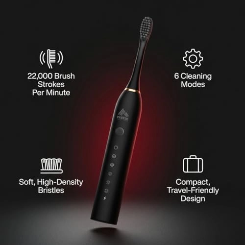 Sonic Toothbrush - 6 Modes USB Powered