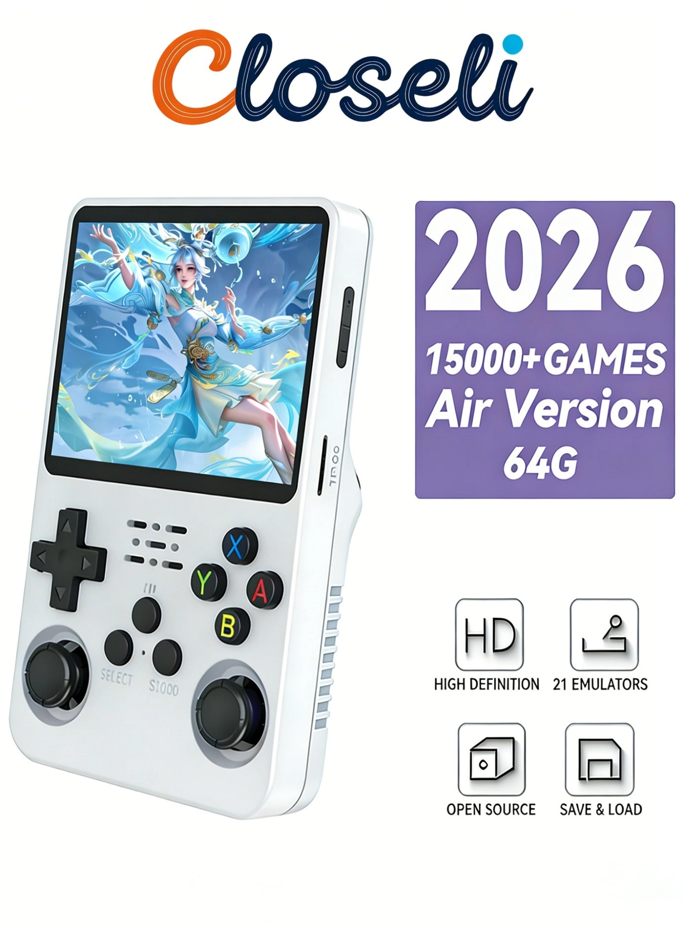 Portable Game Console - 64G