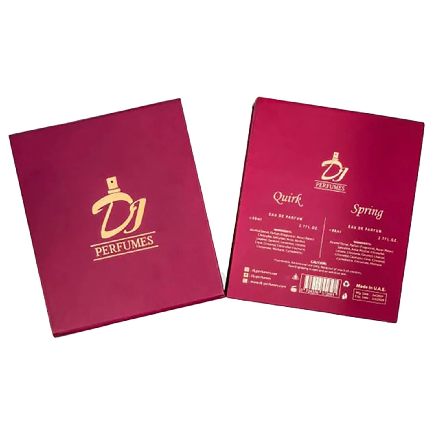 Quirk + Spring - Eau de Parfum 80 ml + 80 ml