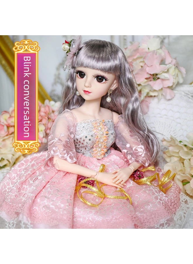 Princess Aisha Doll - 60cm Blink Music Edition 13 Pieces Of Clothing Gift Box