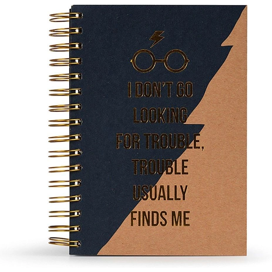 PYRAMID POSTERS Harry Potter Trouble Usually Find Me Notebook