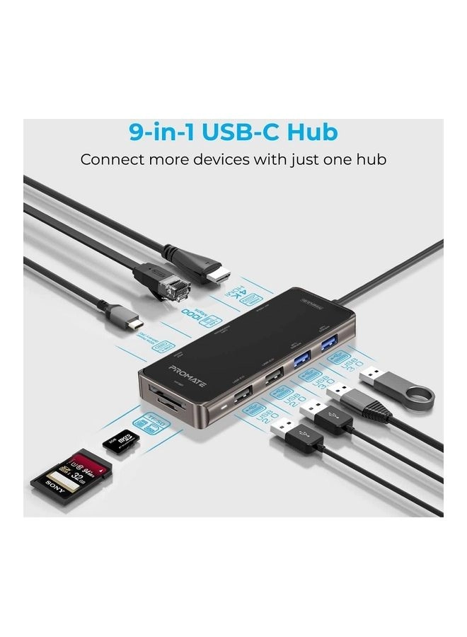 PrimeHub-Mini - 4K HDMI 100W Power Delivery 1000Mbps Ethernet