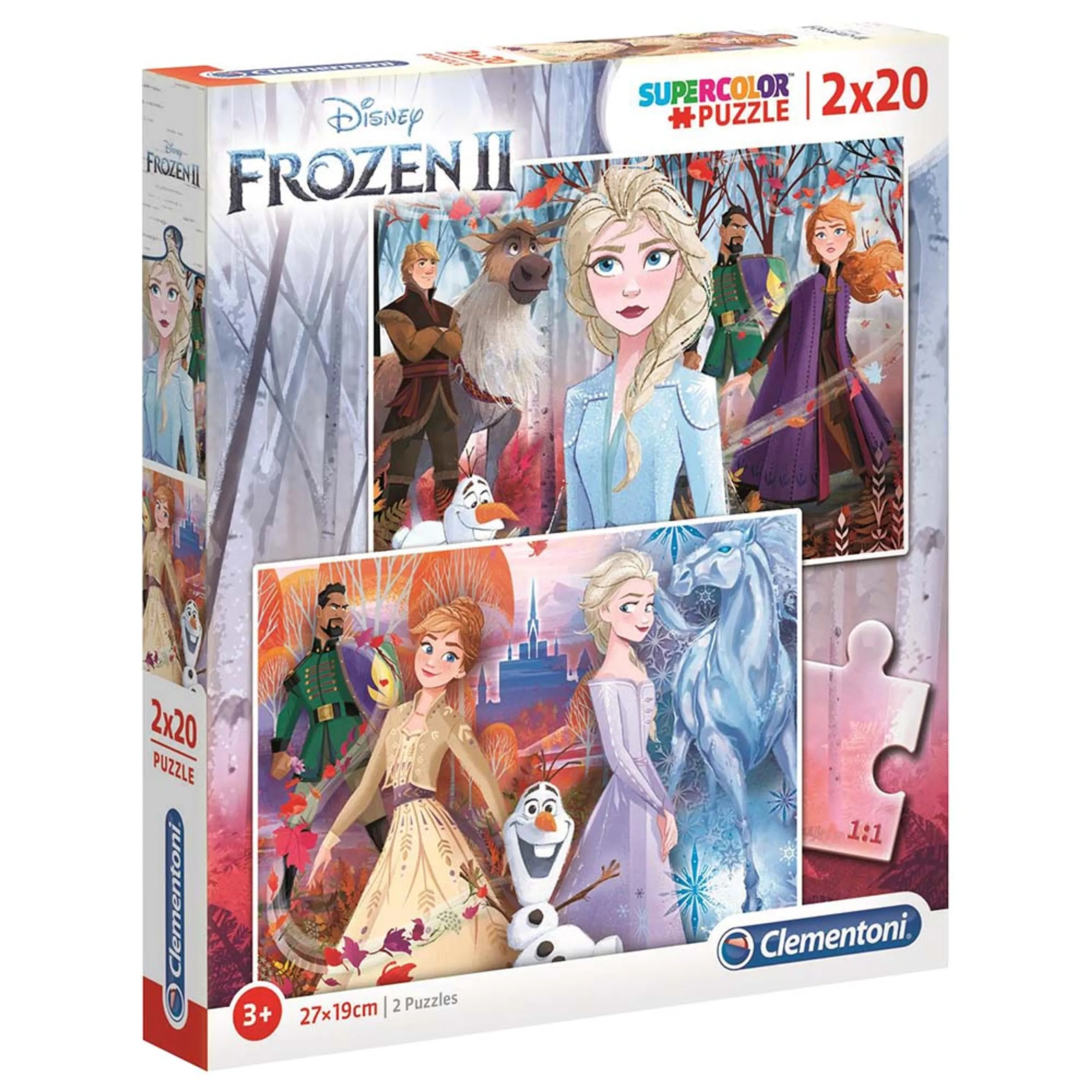 Clementoni Frozen2 2-in-1 Puzzle (AL-24759) - 40 pcs