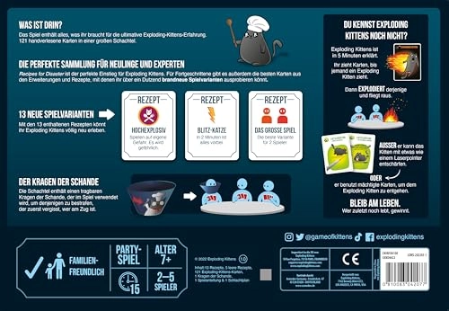 Exploding Kittens: Recipes for Disaster (German)