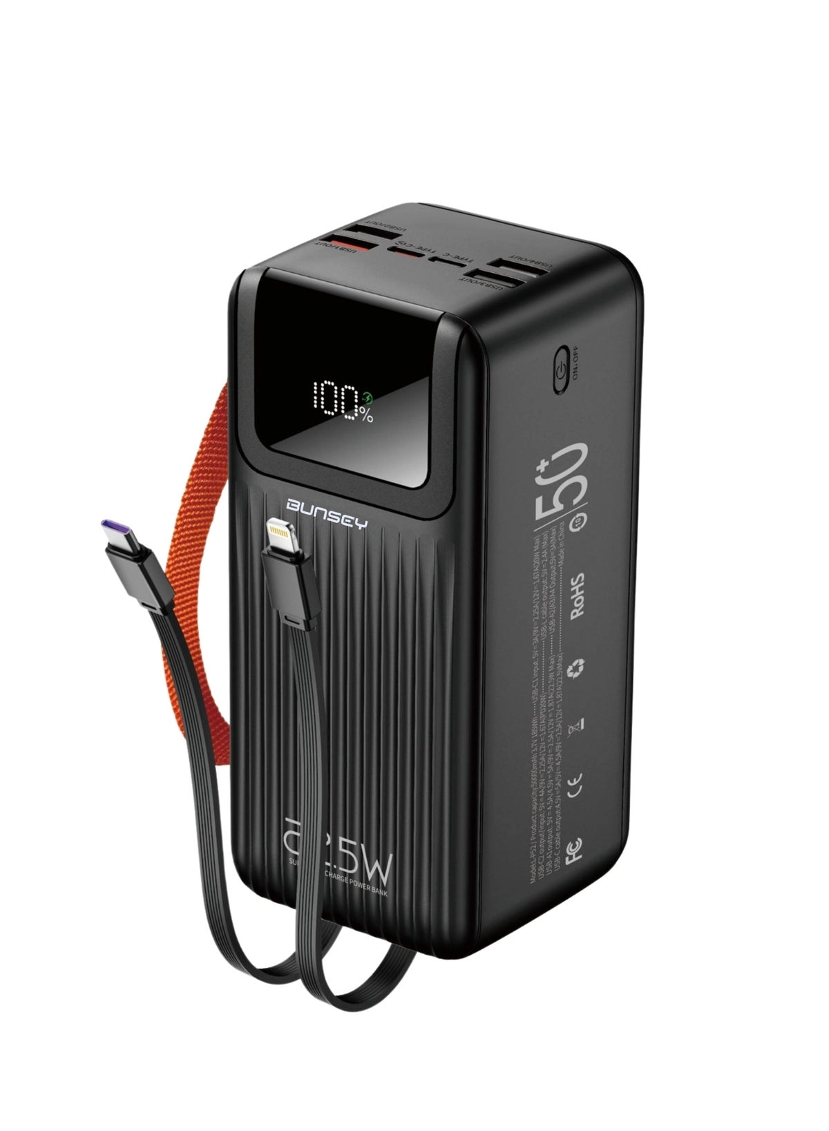 BP13 - 50000mAh 22.5W Fast Charging 4 USB 2 Type-C