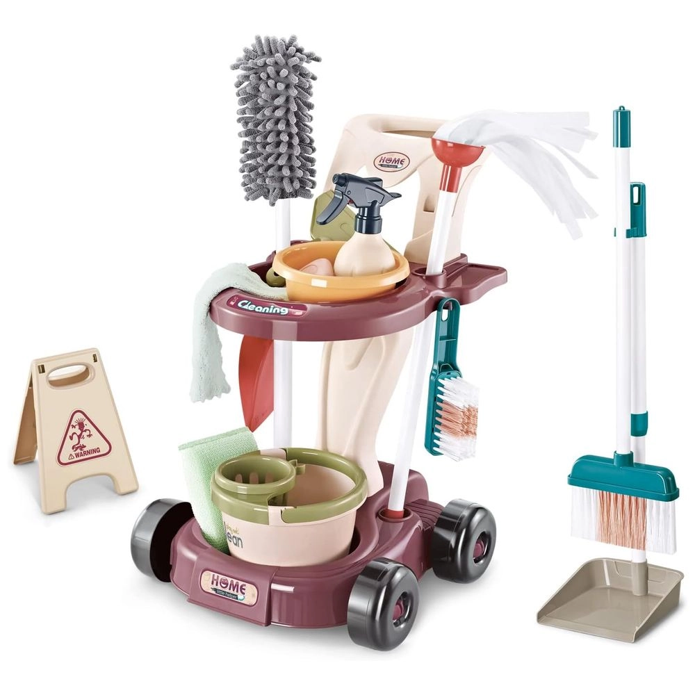 Cleaning Trolley Set - 15 pcs (5551007-667-57)