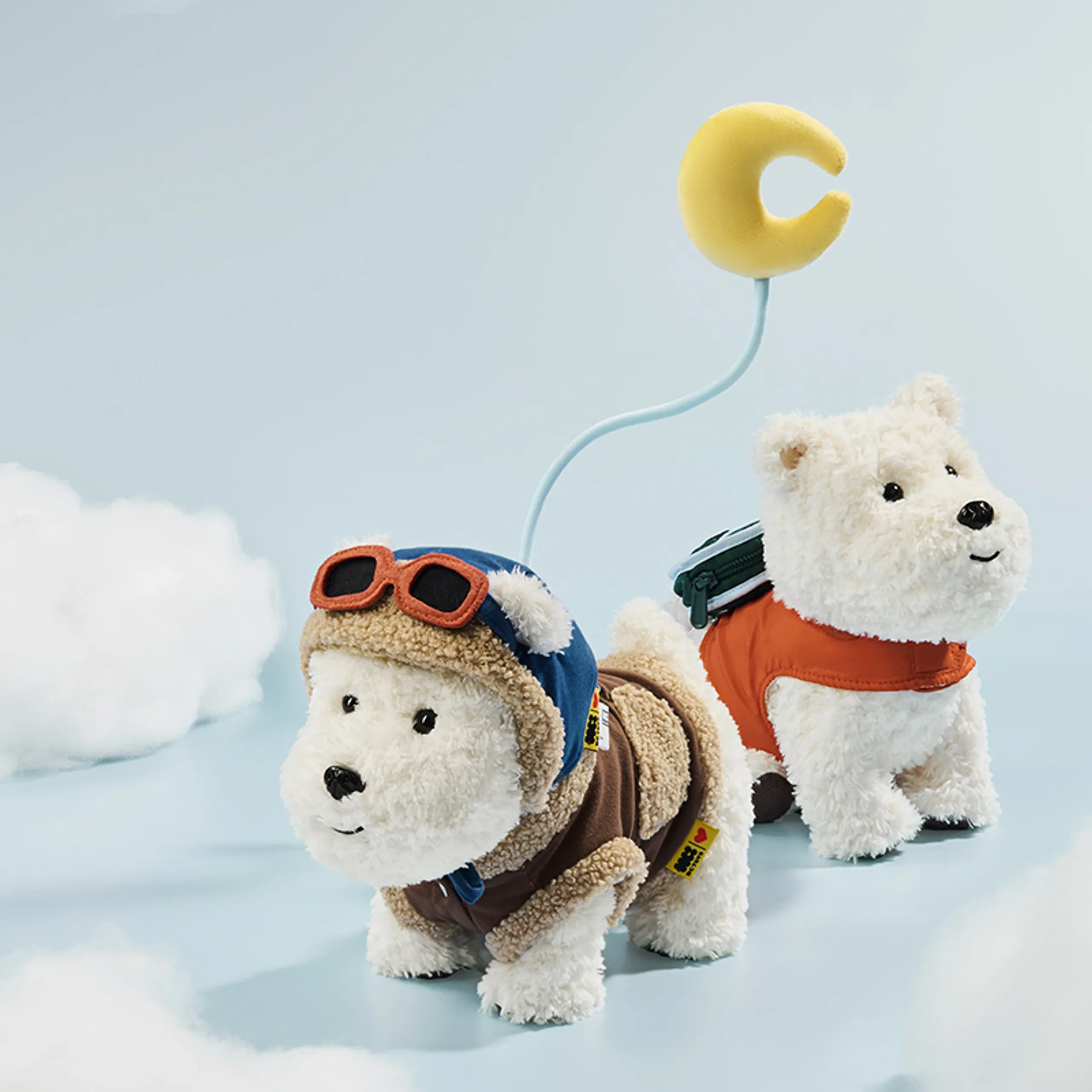 Plush Puppy Westie 30 cm - Set of 2